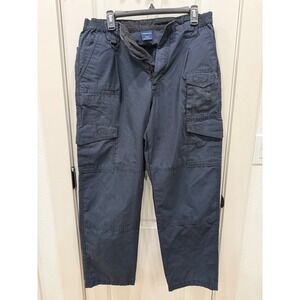 Propper‎ Mens Tactical Cargo Pants Navy Blue Ripstop Utility Work Pants 36x32